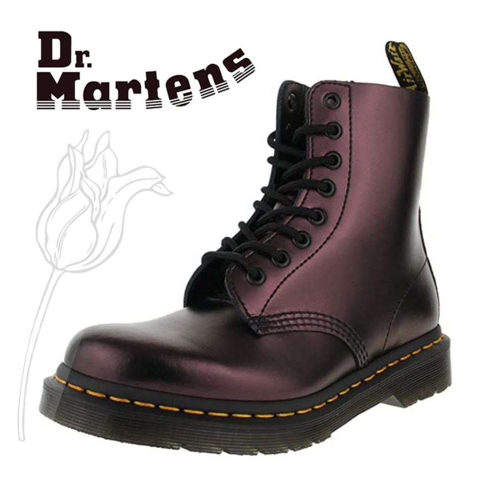 RARE! Dr. Martens Red Chroma 1460 Pascal Boot 9